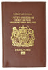 United Kingdom Passport Wallet Genuine Leather Passport holder with British Passport Emblem 151 UK
